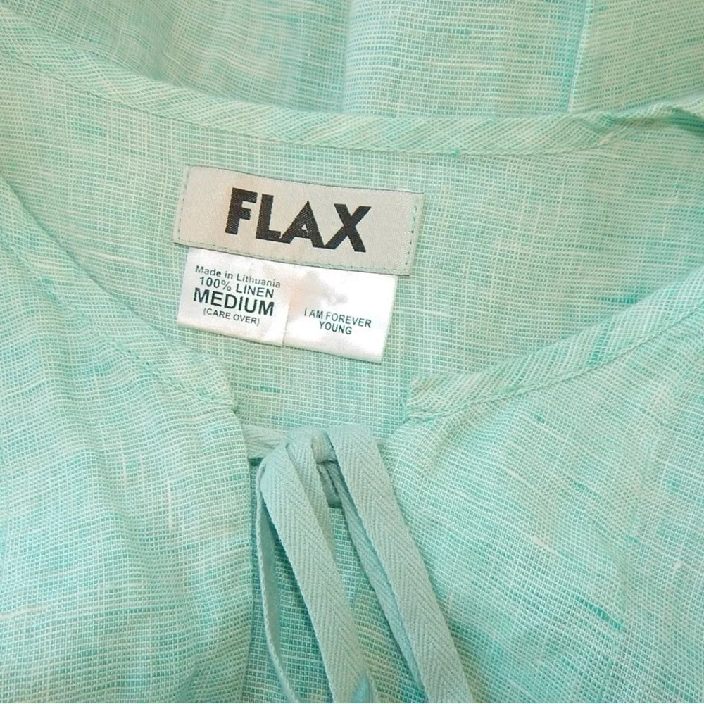 Flax Tie Front top, Medium